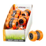 Spojka Strend Pro SoftTouch je ideálnym riešením pre spojovanie a opravu záhradných hadíc s priemerom 3/4". Tieto spojky majú odolnú konštrukciu a dodávajú sa v balení obsahujúcom 20 ks