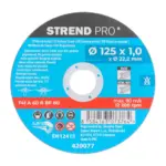 Kotúč Strend Pro 125x1,0x22,2 mm, rezný na kov, dóza, 10 ks - Image 3