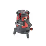 Laser KAPRO® 875S súčasne premieta 1 vodorovný a 4 ortogonálne zvislé lúče