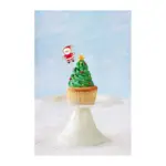 Sada papierov a špáradiel MagicHome Vianoce, na muffiny na pečenie, sada 48 ks - Image 3