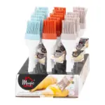 Maslovačka MagicHome, silikón, mix farieb, 22x4,6x1,8 cm, Sellbox 18 ks - Image 4