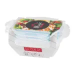 Dóza MagicHome Lunchbox set YH375, obdĺžniková, sada 3 ks, 400 ml, 162x111x51 mm - Image 4