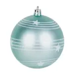 Gule MagicHome Vianoce, 6 ks, zeleno-ružové, matné, s dekoráciou, na vianočný stromček, 8 cm - Image 3