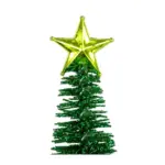 Stromček MagicHome Vianoce, trblietavý s hviezdičkou, 30 cm - Image 3