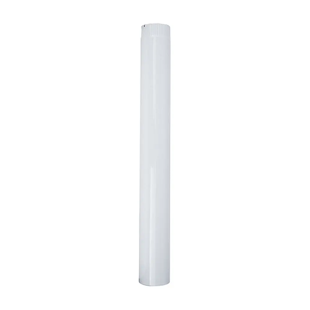 Biela smaltovaná rura s dĺžkou 1000 mm a priemerom 120 mm je ideálna pre kuchynské či kúpeľňové potreby. Je odolná voči korózii a pekný dizajn dodá vašej domácnosti štýlový vzhľad.