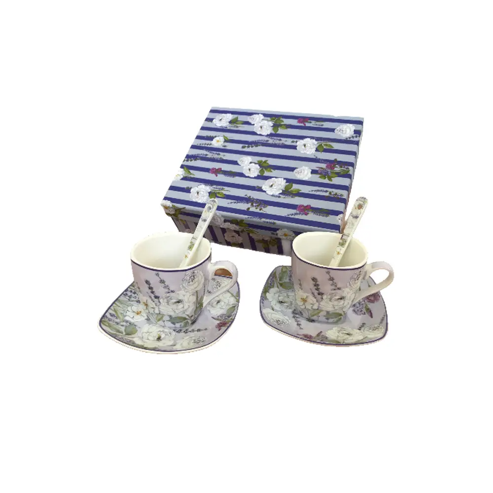 Porcelánová sada ktorá obsahuje: 2ks šálok mokka