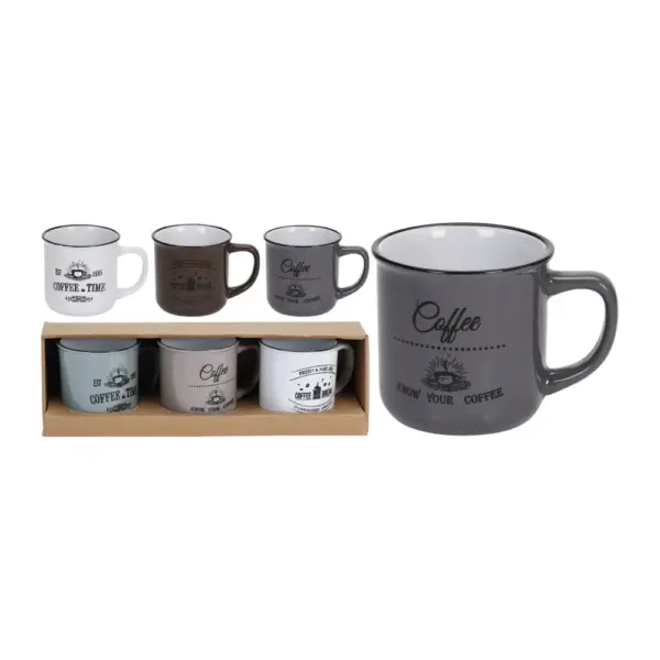 Sada šálok 3ks coffee 330ml 8000030